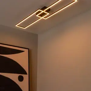 ARIANNE - Plafonnier - LED - CCT - 1x23W 2700K/4000K - Noir