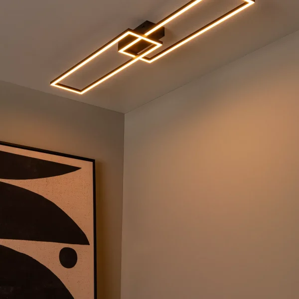 ARIANNE - Plafonnier - LED - CCT - 1x23W 2700K/4000K - Noir