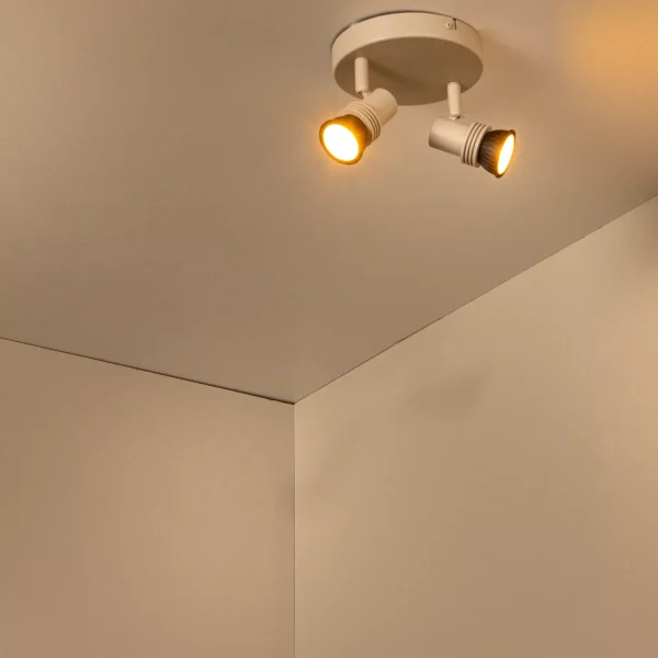 KIANTI - Spot plafond - Ø 15 cm - 2xGU10 - Taupe