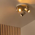 KIANTI - Spot plafond - Ø 21 cm - 3xGU10 - Taupe