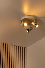 KIANTI - Spot plafond - Ø 21 cm - 3xGU10 - Taupe