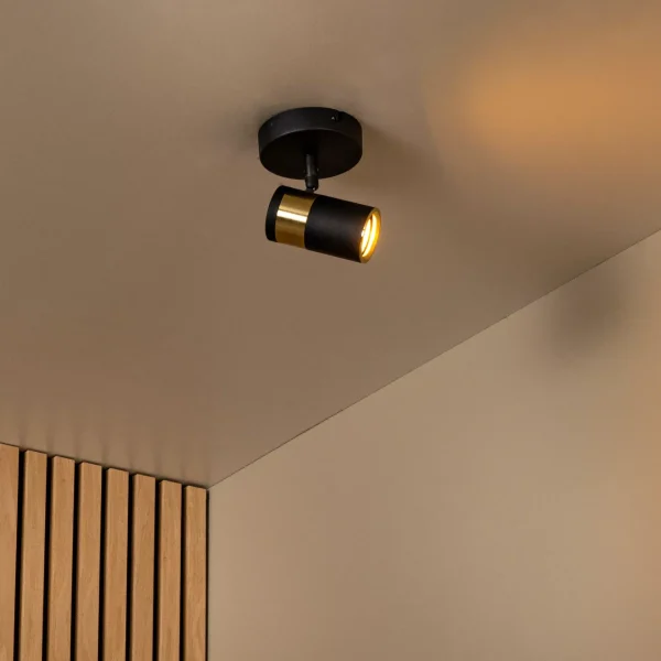 GORIK - Spot plafond - 1xGU10 - Noir