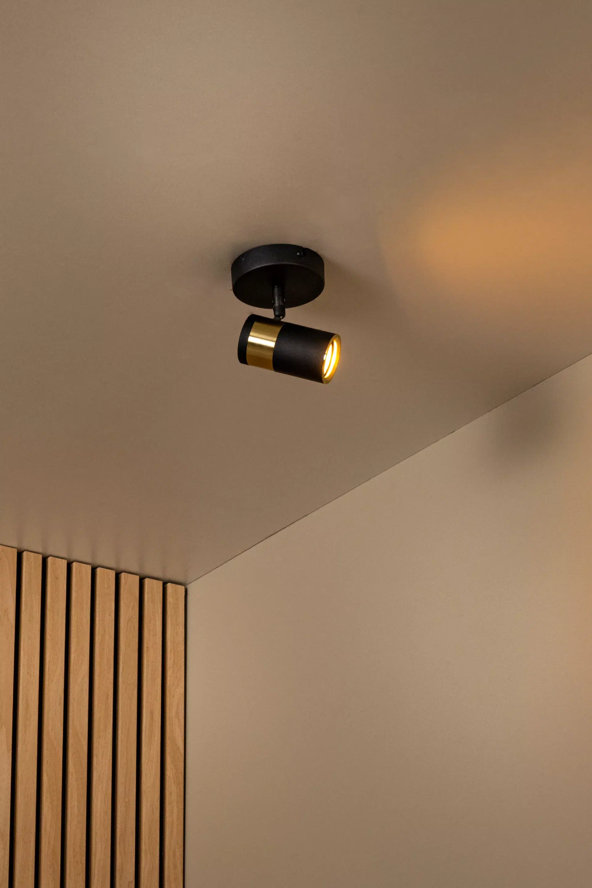 GORIK - Spot plafond - 1xGU10 - Noir