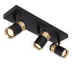 GORIK - Spot plafond - 3xGU10 - Noir – Image 4