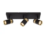 GORIK - Spot plafond - 3xGU10 - Noir – Image 2