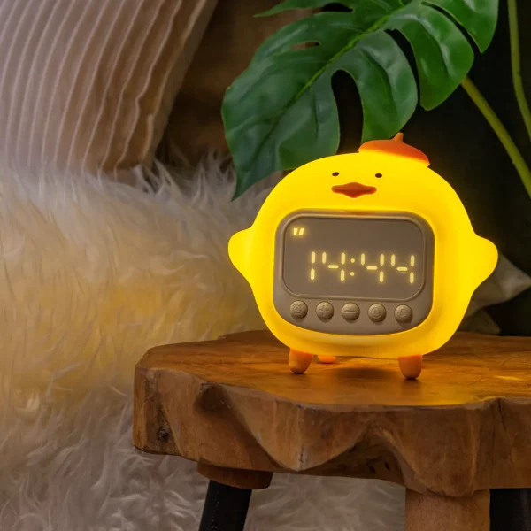 PINCHA DUCK - Lampe de table Rechargeable Chambres d'enfant - Batterie/Piles - LED 3 StepDim - 1x1,5W 2100K - Avec fonctionnalité musicale - Jaune | Essential