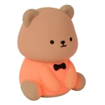 PINCHA BEAR - Lampe de table Rechargeable Chambres d'enfant - Batterie/Piles - LED 3 StepDim - 1x0,5W 2100K - Rvb - Brun | Essential – Image 7