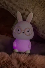 PINCHA RABBIT - Lampe de table Rechargeable Chambres d'enfant - Batterie/Piles - LED 3 StepDim - Rvb - Blanc | Essential – Image 4