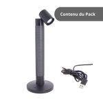 Lampe à poser LED RVB Digital, 40cm, Synchronisation musicale, éclairage blanc CCT, filaire USB – Image 2