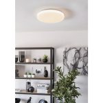 Plafonnier led Eglo Pogliola-E Ciel 18w (4000k) IP44,blanc