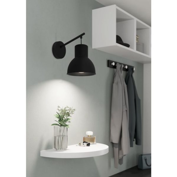 Abat-jour Dome Eglo Capoliveri-E E27 17.5cm,noir