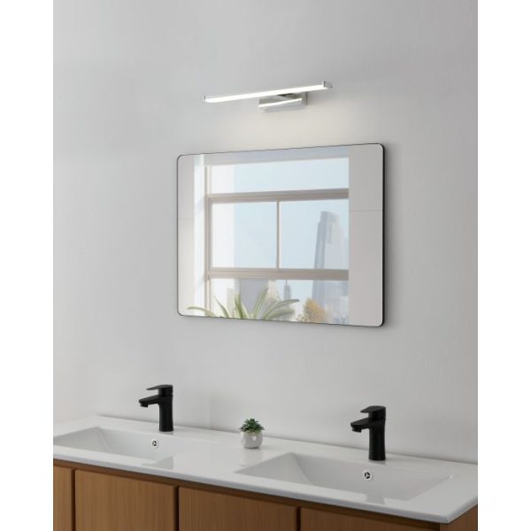 Applique SDB Eglo Galenzana-E 7.8w (4000k) IP44,chrome