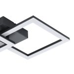 Plafonnier led Eglo Huerta-E 21w (4000k),noir – Image 4