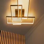 LOKERO - Plafonnier - LED Dim. - CCT - 1x60W 2700K/4000K - Noir
