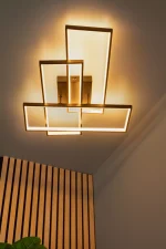 LOKERO - Plafonnier - LED Dim. - CCT - 1x60W 2700K/4000K - Noir