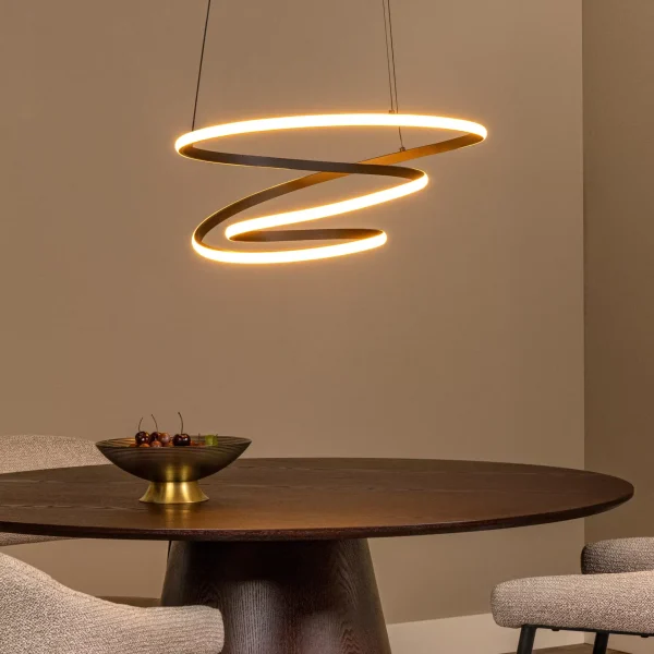 ESPIRAL - Suspension - LED Dim. - CCT - 1x40W 2700K/4000K - Noir | Essential