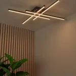 NOVAK - Plafonnier - LED Dim. - CCT - 1x42W 2700K/4000K - Noir