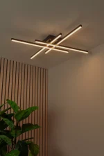 NOVAK - Plafonnier - LED Dim. - CCT - 1x42W 2700K/4000K - Noir