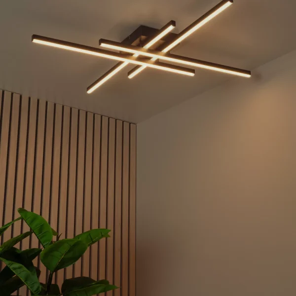 NOVAK - Plafonnier - LED Dim. - CCT - 1x42W 2700K/4000K - Noir