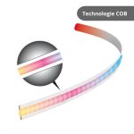Ruban LED COB 3m RVB - Extensible 6m - éclairage continu multi-mode – Image 6