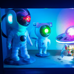 Veilleuse XL projecteur LED Cosmolite, 5 modes d'éclairage, enceinte bluetooth intégrée, minuteur intégré, rechargeable USB – Image 2