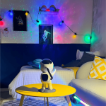 Veilleuse XL projecteur LED Cosmolite, 5 modes d'éclairage, enceinte bluetooth intégrée, minuteur intégré, rechargeable USB