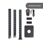 Lampadaire LED RVB Digital 120cm, Synchronisation sonore, filaire USB – Image 2