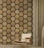 Panneau acoustique hexagonal HDF