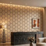 Panneau acoustique hexagonal HDF – Image 2
