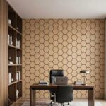 Panneau acoustique hexagonal HDF