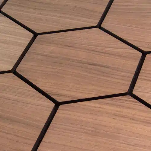 Panneau acoustique hexagonal HDF