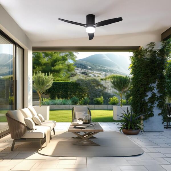 Ventilo connecté Cecotec 3P Aero5600 18w CCT IP44,noir/noir