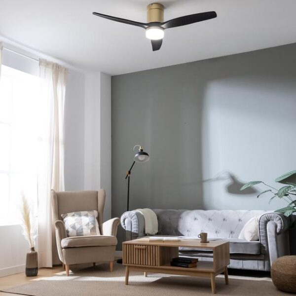 Ventilo connecté Cecotec 3P Aero5600 18w CCT IP44,or/noir