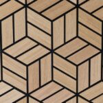 Panneau acoustique hexagonal prismatique HDF