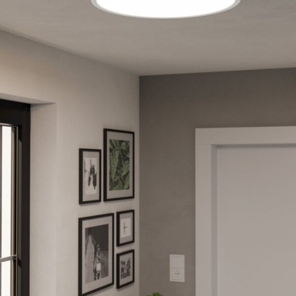 Plafonnier led Eglo ZigBee Rovito-Z 20w RGBCCT 39cm,blanc