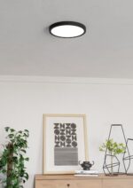 Plafonnier led Eglo Zigbee Fueva 6-Z 16w RGB/CCT 28cm,noir – Image 2