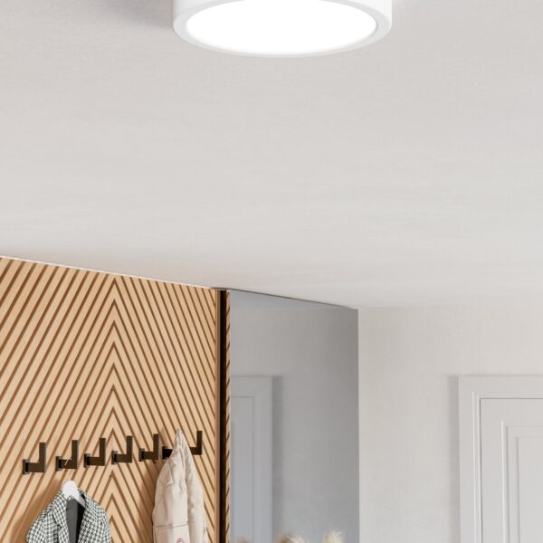 Plafonnier leg Eglo Zigbee Fueva 6-Z 14w RGBCCT 21cm,blanc