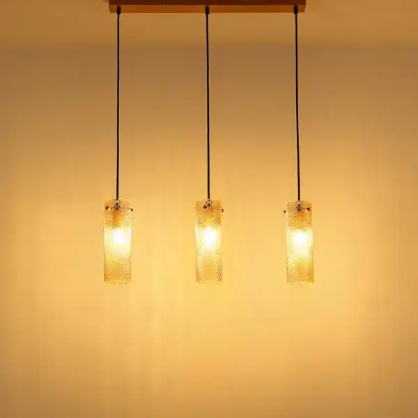 Suspension barre Globo Karolo 3xE14 65cm