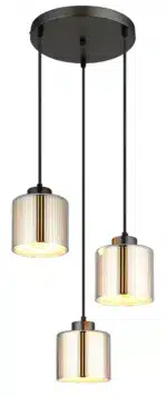 Suspension cascade Globo Felicia 3xE27 33cm – Image 3