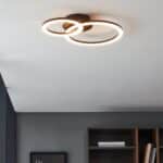 Plafonnier led Eglo Parros-Z 23w CCT 45.5cm, noir