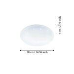 Plafonnier led Eglo ZigBee Totari-Z 40w CCT 56cm,blanc – Image 6