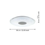 Plafonnier led Eglo ZigBee Lanciano-Z 40w CCT 56cm,blanc – Image 3