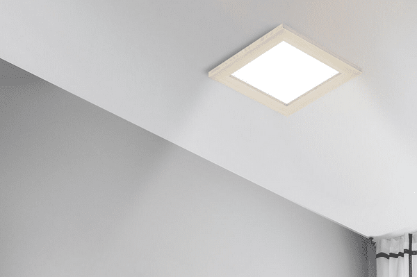Plafonnier led carré Eglo ZigBee Salobrena-Z 15.2w CCT,bois