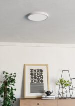Plafonnier led Eglo Zigbee Fueva 6-Z 16w RGBCCT 28cm,blanc