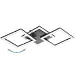 Plafonnier led Eglo ZigBee Paranday-Z 35w CCT 65cm,noir – Image 3