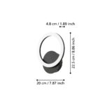 Applique murale led Eglo ZigBee Parrapos-Z 8w CCT, noir – Image 3