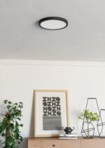 Plafonnier led Eglo Zigbee Fueva 6-Z 16w RGB/CCT 28cm,noir – Image 3