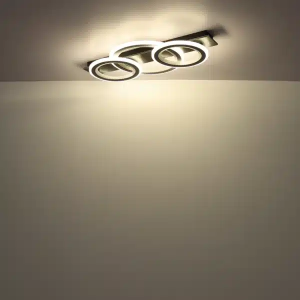 Plafonnier rectangle Globo Jayden 40w RGBCCT 73cm