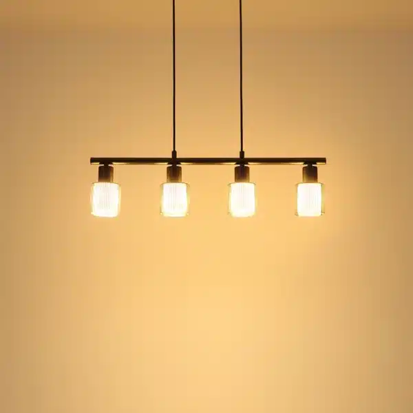 Suspension barre Globo Villegas 4xE14 62cm