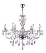 Lustre pampilles Globo Cuimbra I 6xE14 67cm